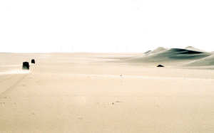 Sahara desert just North of Kufra oasis 